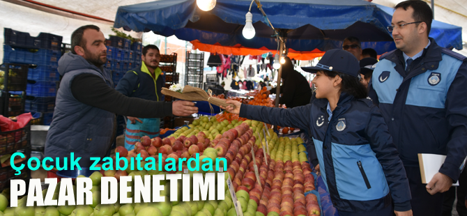 Çocuk zabıtalar Pendik'te işbaşında!