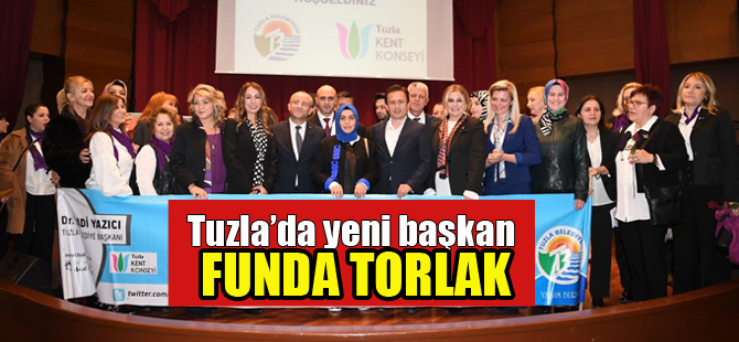 Tuzla'da yeni başkan Funda Torlak