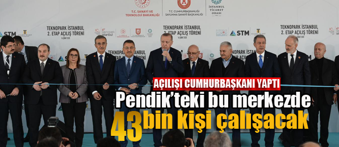 Pendik'teki bu merkezde 43 bin mühendis çalışacak!