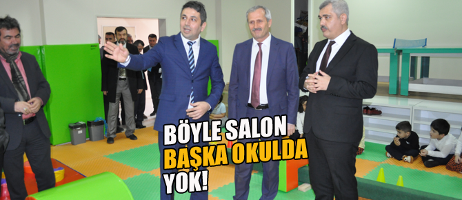 Okula öyle bir salon yaptılar ki!