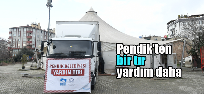 Pendik'ten yeni yardımlar yola çıktı