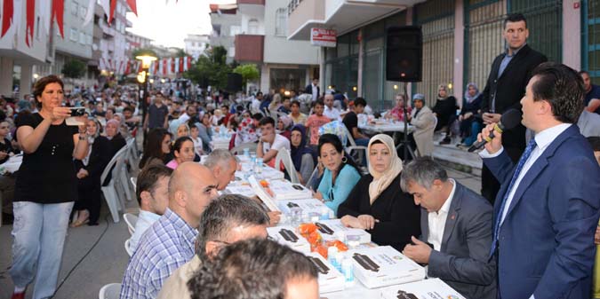 Aydıntepe'de 3 bin kişi aynı sofrada