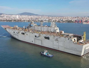 Türkiye'nin en büyük savaş gemisi yerli sistemlerle donatılıyor