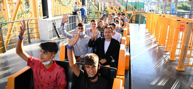 Tuzla Belediyesi, koca yürekli Diyarbakırlı çocuklara ilklerle dolu keyifli bir gün yaşattı