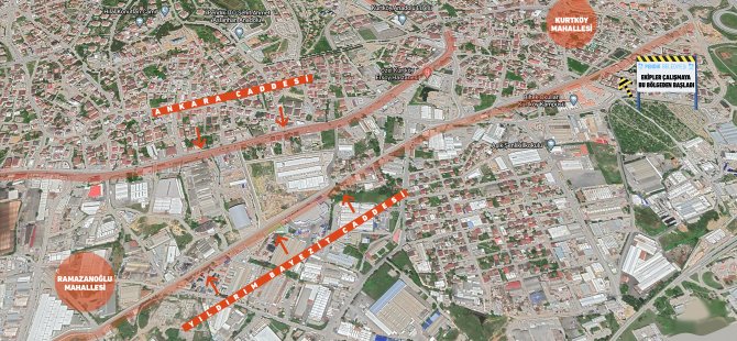 Pendik'te 2,5 km uzunluğundaki cadde yenileniyor