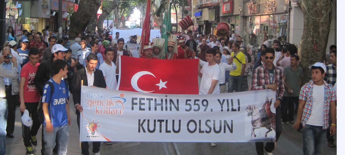 559 ncu Fetih Yıldönümü Yürüyüşü