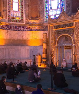Erdoğan Ayasofya Camisi'ne bağışladı