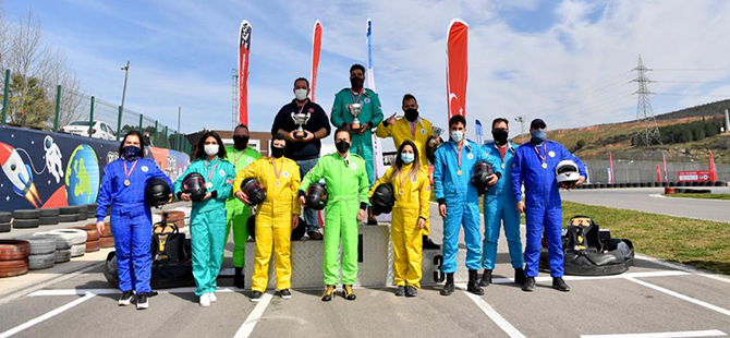 Sağlık çalışanları Tuzla Belediye Başkanıyla yarış yaptı