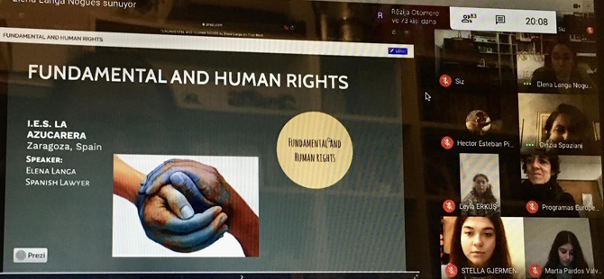 Kurtköy Anadolu Lisesi'nden insan hakları semineri