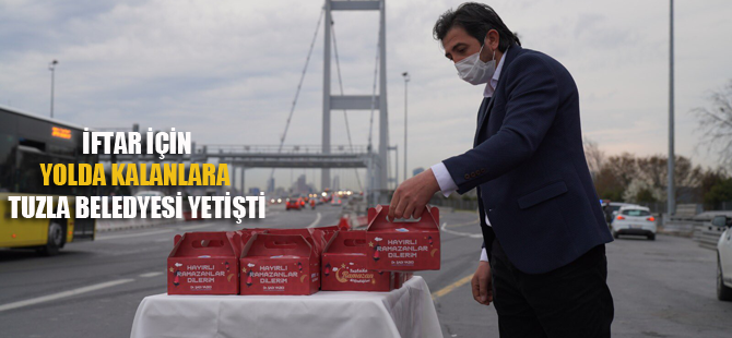 Tuzla Belediyesi, İftar Saatinde Yollarda Olan İstanbulluları Unutmadı