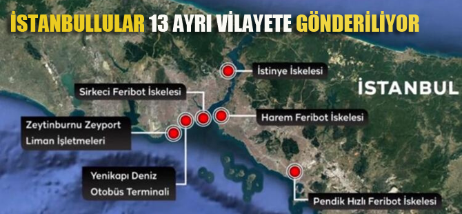 İstanbul için tahliye planı.. İstanbullular 13 ayrı kente gönderilecek