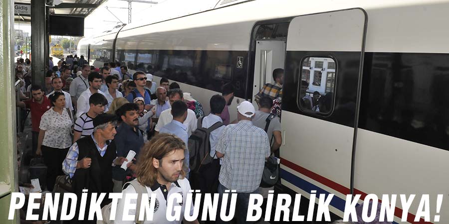 Pendik-Konya 4 saat 15 dakika