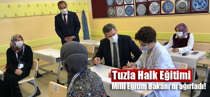 Milli Eğitim Bakanı Ziya Selçuk Tuzla'daydı