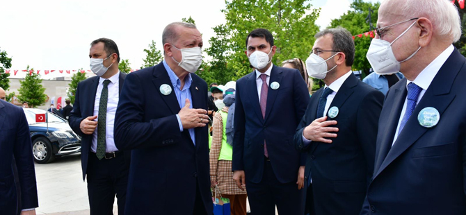 Pendik'e muhteşem Millet Bahçesi.. Cumhurbaşkanı Erdoğan açtı