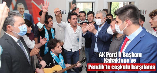 AK Parti İl Başkanı Kabaktepe'ye Pendik'te coşkulu karşılama