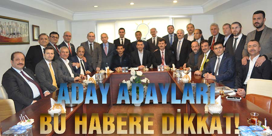 AK Parti'de eleme süreci başlıyor