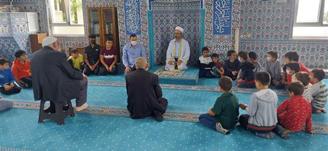 Müftü Musa BİLGİÇ'ten Yaz Kur'an Kurslarına Ziyaret