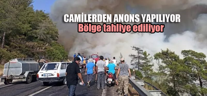 Camiler anonsa başları! İlçe tahliye ediliyor..