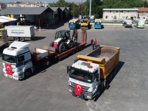 Gölbaşı Belediyesi Yardım Tırları, Kastamonu İçin Yola Çıktı…