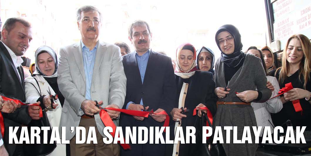 Kartal'da Miting gibi SKM Açılışı