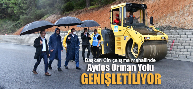 Aydos Orman Yolu genişletiliyor