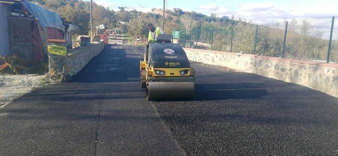 Pendik'in Köyler bölgesine 15 bin ton asfalt