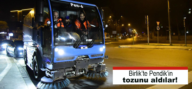 Pendik'in tozunu aldılar