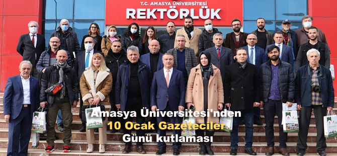 Amasya Üniversitesi'nden Gazeteciler Günü kutlaması