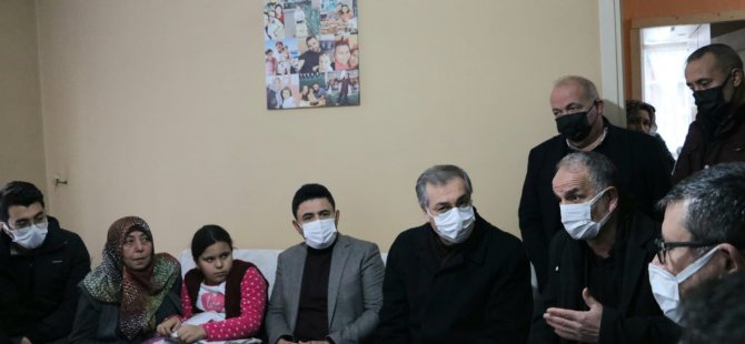Ebubekir Taşyürek ve AK Parti milletvekillerinden Ömür Hemşirenin ailesine taziye