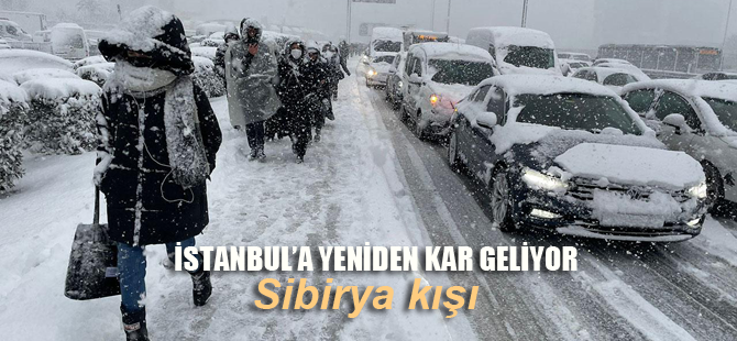 İstanbul'a Sibirya kışı geliyor! Donacağız..