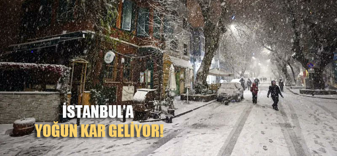 İstanbul'a yeniden yoğun kar geliyor! 4 gün sürecek..