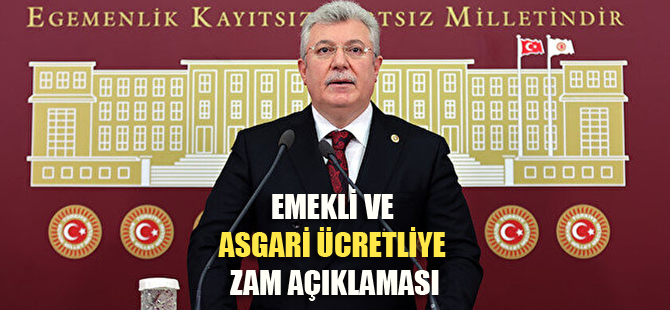 AK Parti'den Asgari ücret ve emekli zam açıklaması!