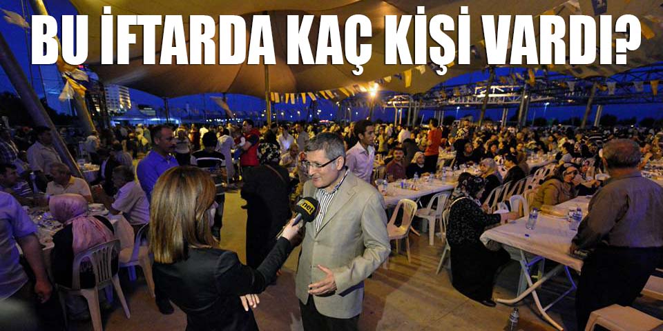 AK Parti iftarına rekor katılım!