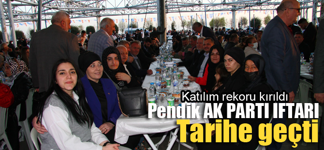 Pendik AK Parti İftarına katılım rekoru