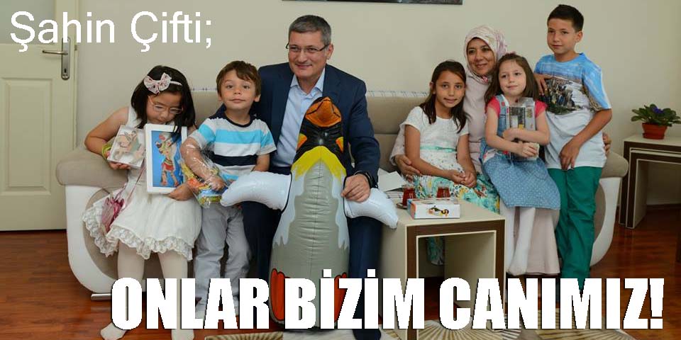 Şahin'leri görünce Bayram ediyorlar!