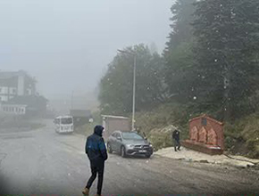 İstanbul'un yanıbaşına mevsimin ilk karı yağdı!