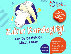 “Zıbın Kardeşliği” ile ihtiyaç fazlası kıyafetler paylaşılıyor