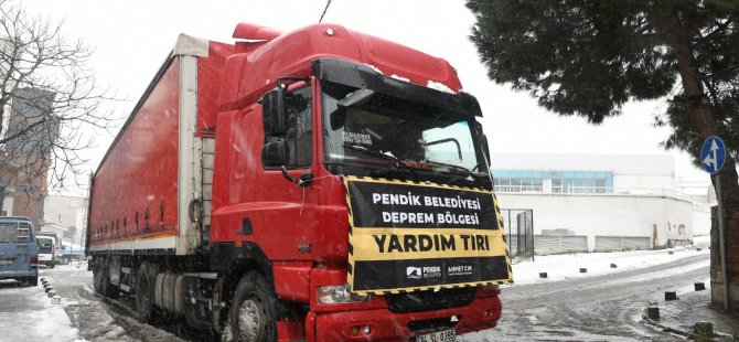 Pendik'ten Yardım Tırı sayısı 29’a ulaştı