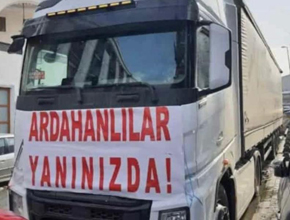 Pendikli Ardahanlılar'da 1 tır gönderdi