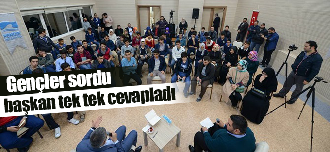 Gençler Sordu, Başkan Cevapladı