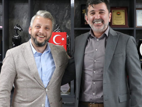 Kadir Bayram'dan MHP Milletvekili Adayı Şahin'e ziyaret