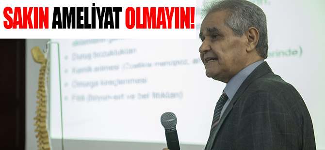 Her fıtığa ameliyat gerekmez