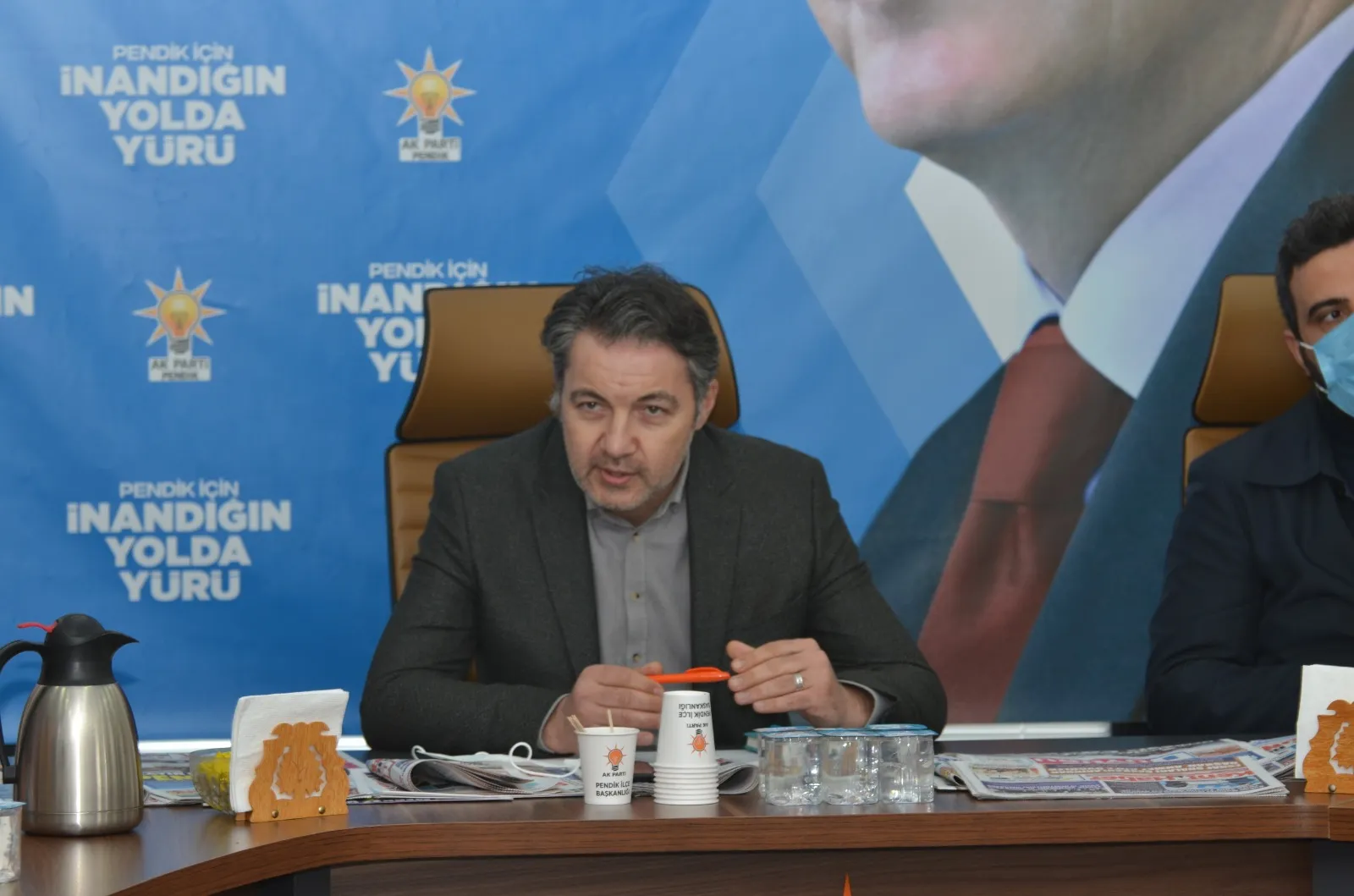 İlçe Başkanı Ali Şirin istifa etti