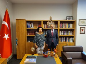 Üsküdar Kaymakamı'ndan, Üsküdar Üniversitesi Rektörü’ne ziyaret