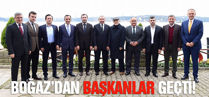 Başkanlar Beykoz Belediyesi'ne misafir oldu