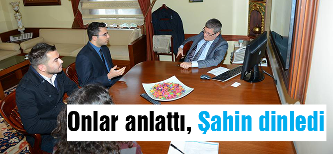 Belediye Başkanı Kenan Şahin'in kabul günü