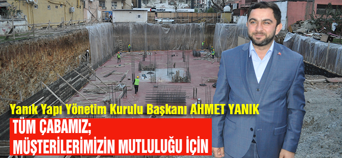Yanık Yapı nitelikli ve yaşanabilir konutlar üretiyor