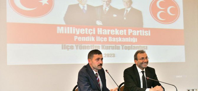Ahmet Cin MHP yönetim kurulu toplantısına katıldı