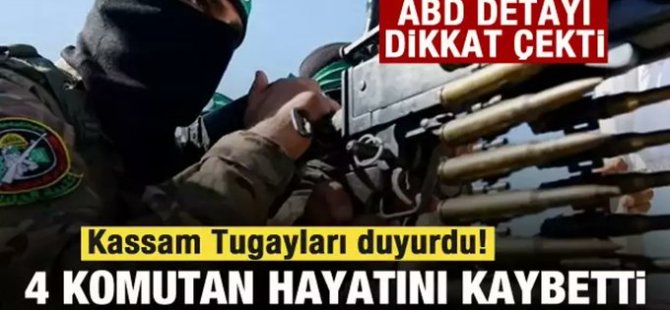 İsrail saldırılarında 4 Kassam Tugayı  komutan Şehit oldu