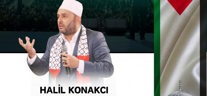 Halil Konakcı'dan Özgür Filistin konferansı